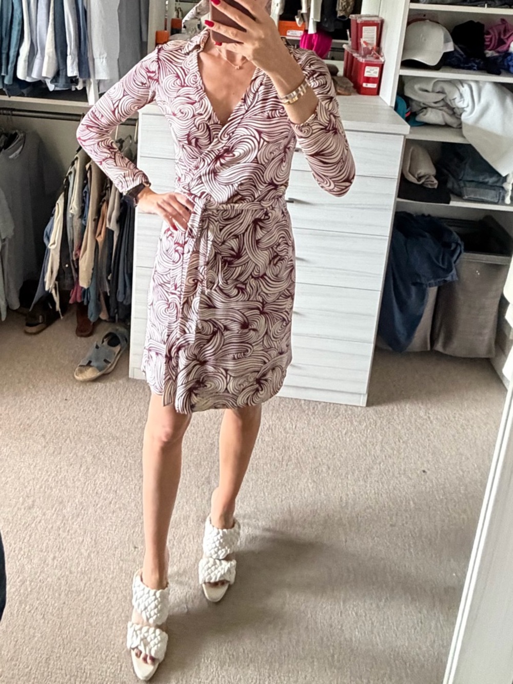 DVF iconic dress Wrap Dress